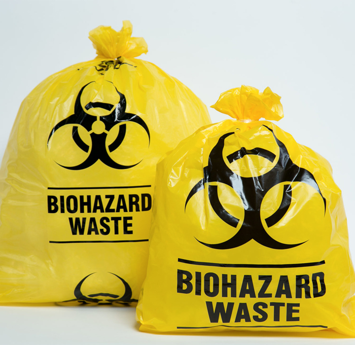 Yellow Biohazard Bags